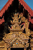 Chiang Mai - The Wat Phra Singh temple. The ho trai (temple library). 